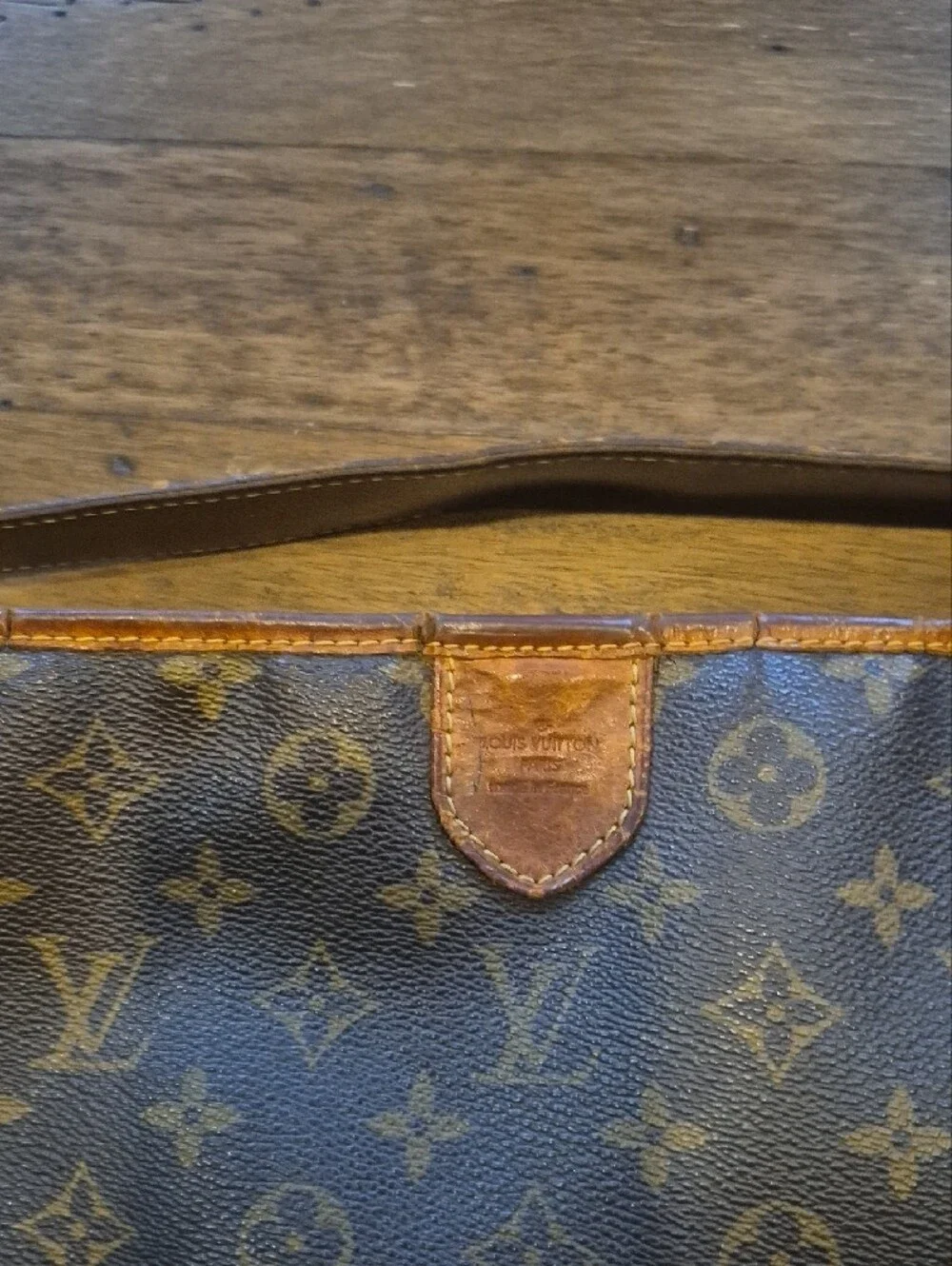 Louis Vuitton Monogram Canvas Hobo Bag in Brown and Tan